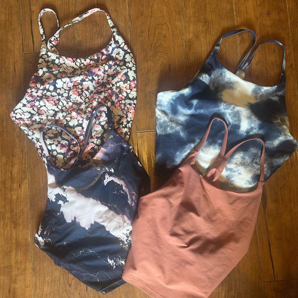 Set of Four Old Navy Active Tank Tops